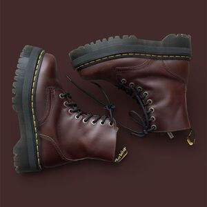 Dr. Marten Jadon Brown Boots